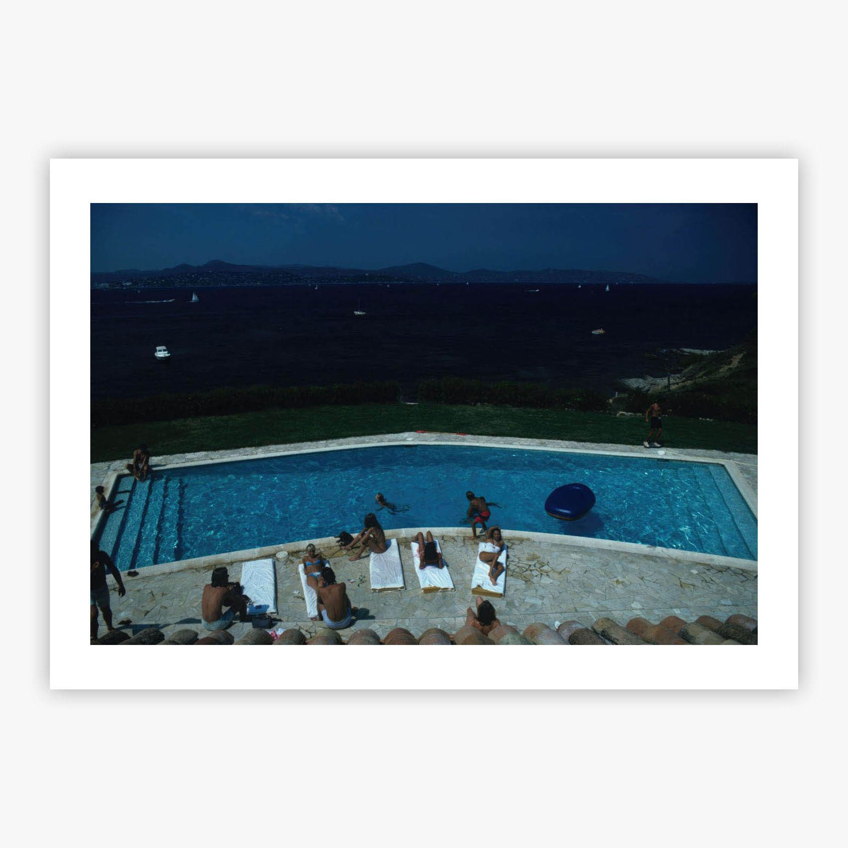 Saint-Tropez Pool - Slim Aarons Print