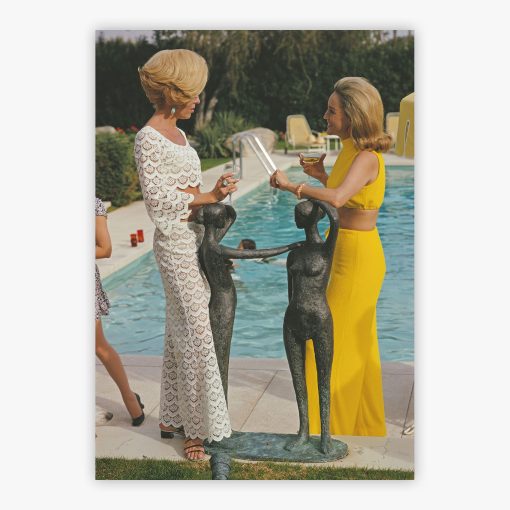Helen And Nelda By The Pool