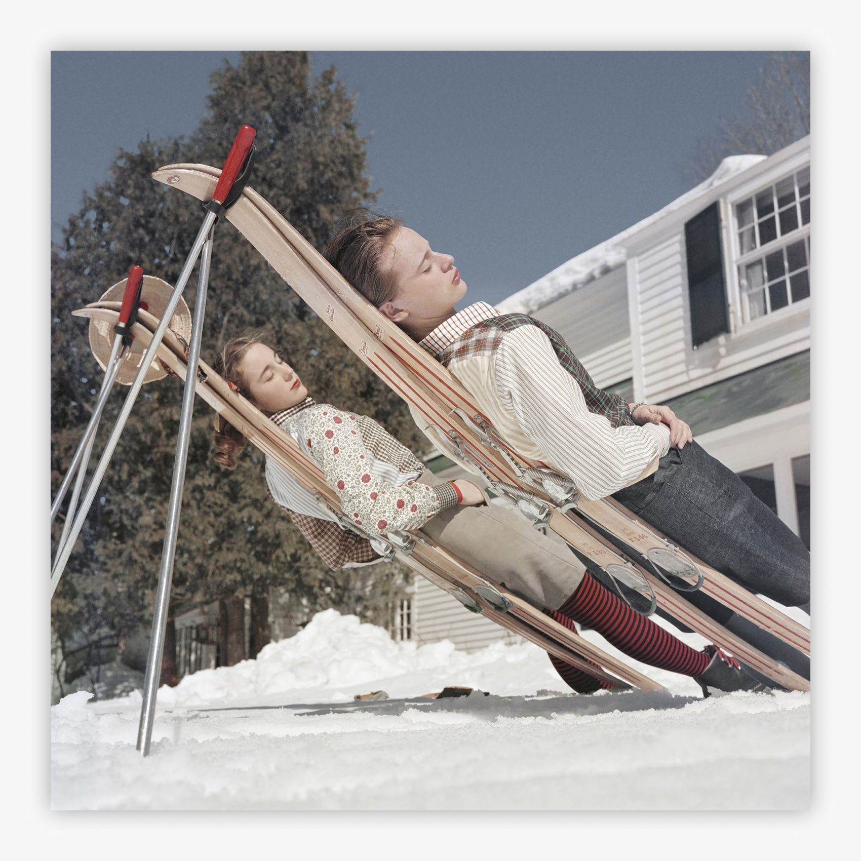 New England Skiing - Slim Aarons Print