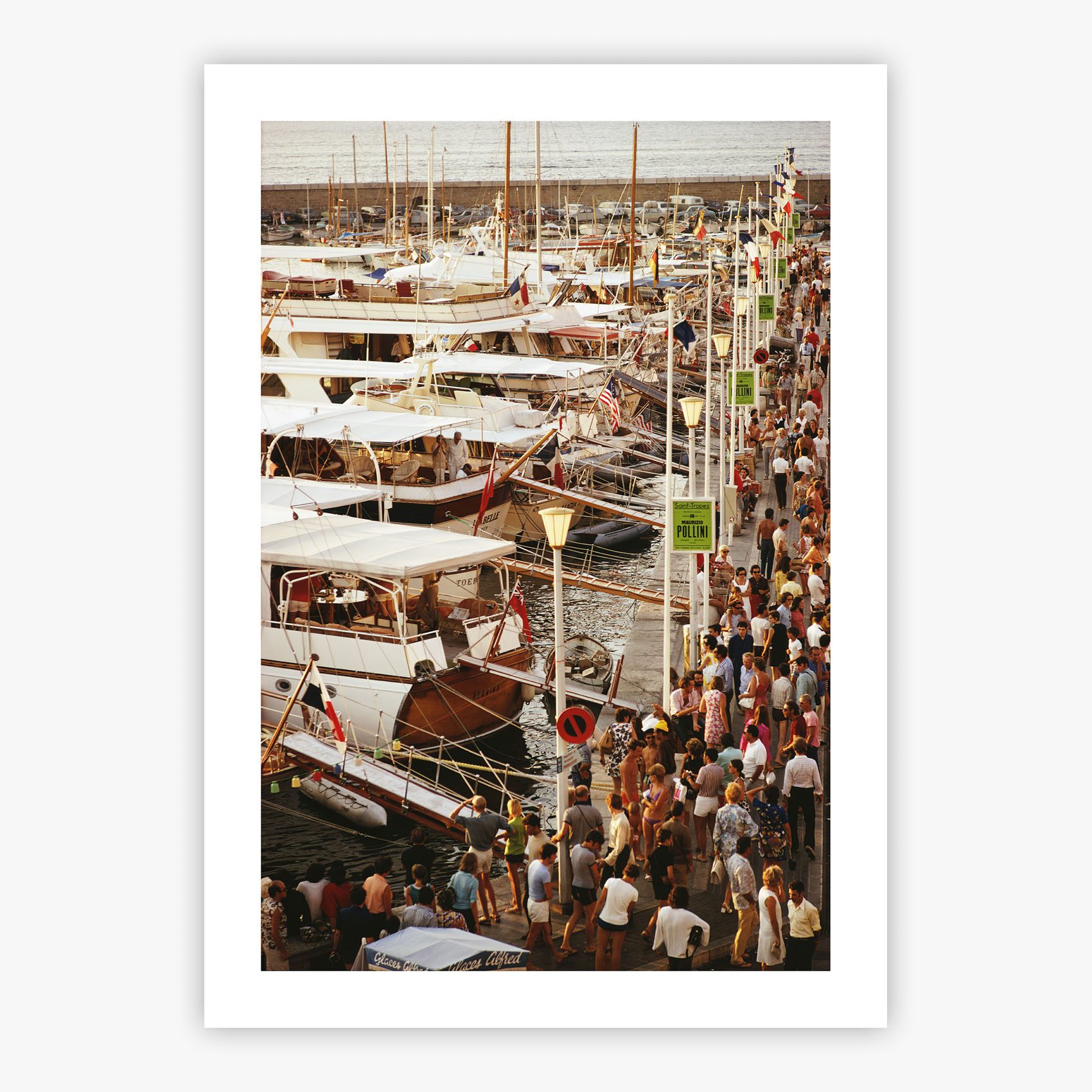 Saint-Tropez Seafront - Slim Aarons Print