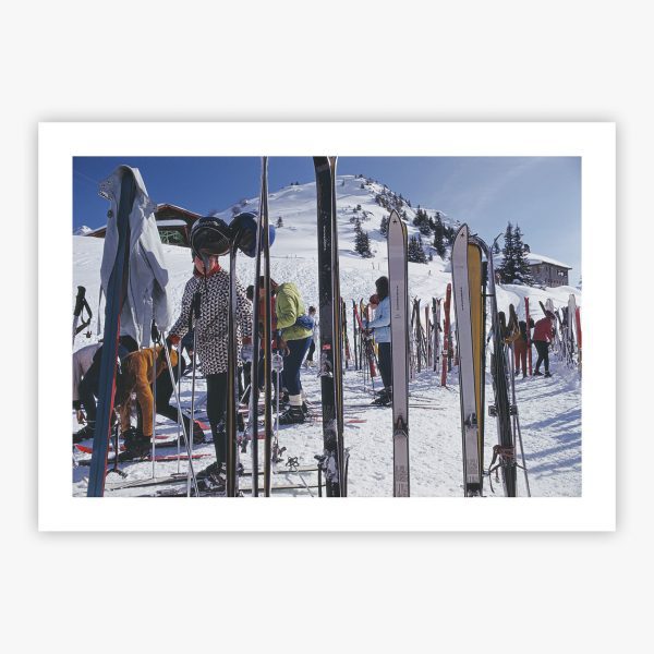 Skiers At Gstaad