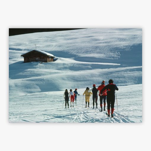 Skiers in Lech