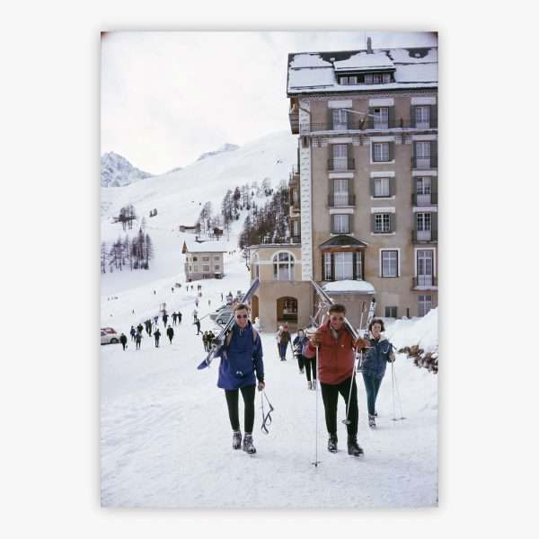 Skiers In St. Moritz