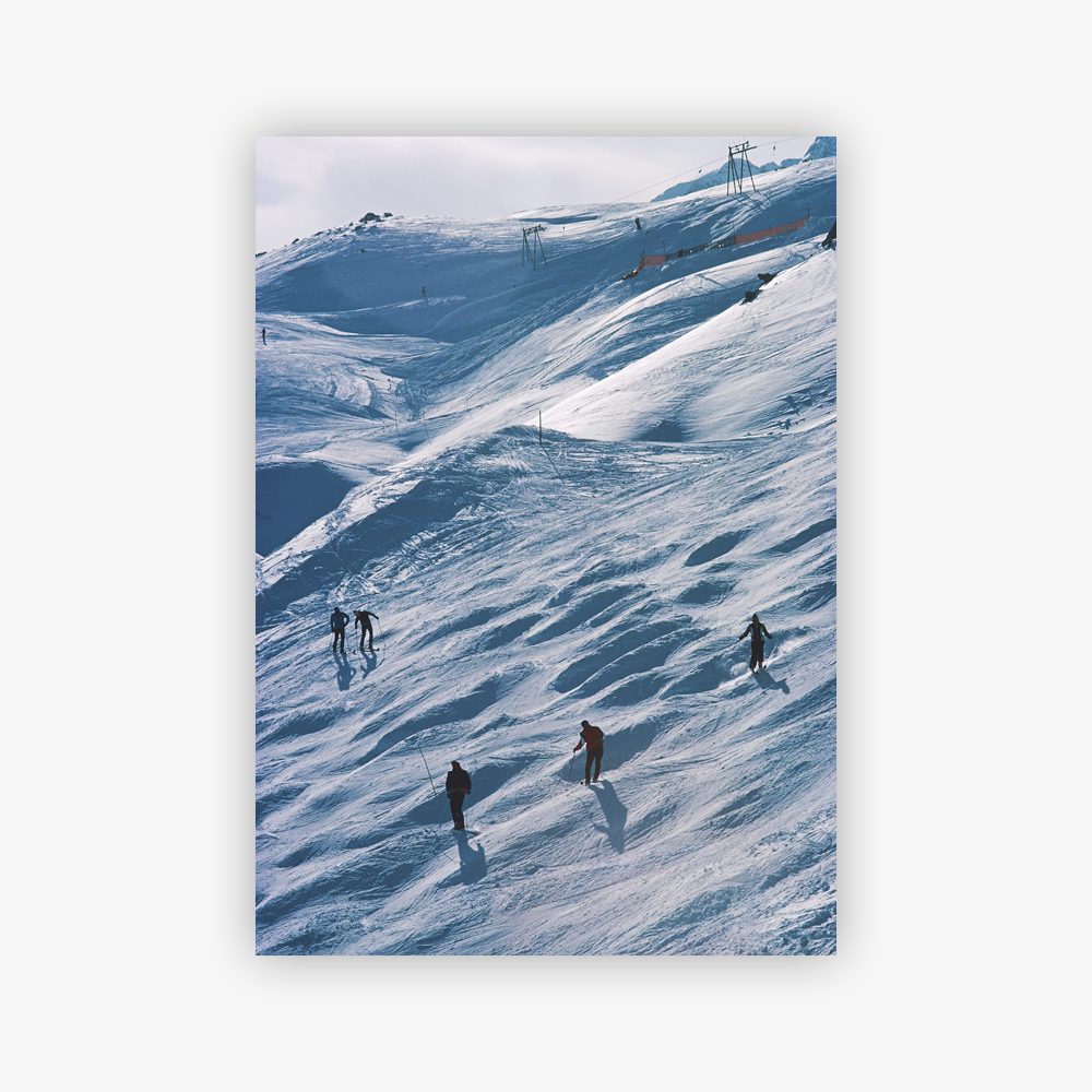 Skiing At St Moritz Slim Aarons Print skiing-at-st-moritz-slim-aarons-print