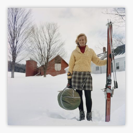 Skiing Waitress