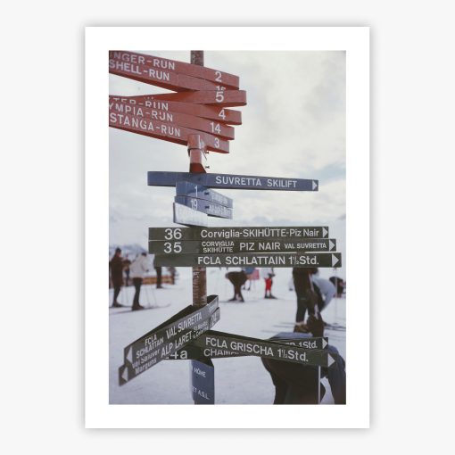 Signpost In St Moritz - Image 2