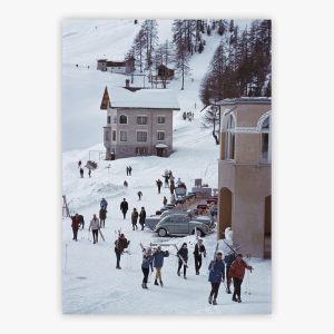 Skiers In St Moritz