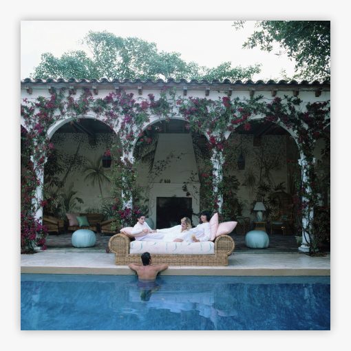 Sofa By The Pool