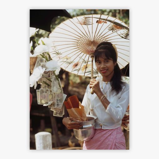 Burmese Woman In Bago