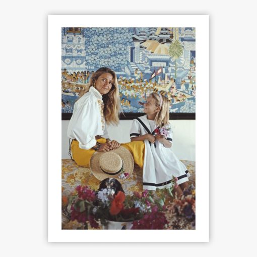 Gioia Gaetani dell'Aquila d'Aragona Lovatelli with Daughter Lucrezia - Image 2