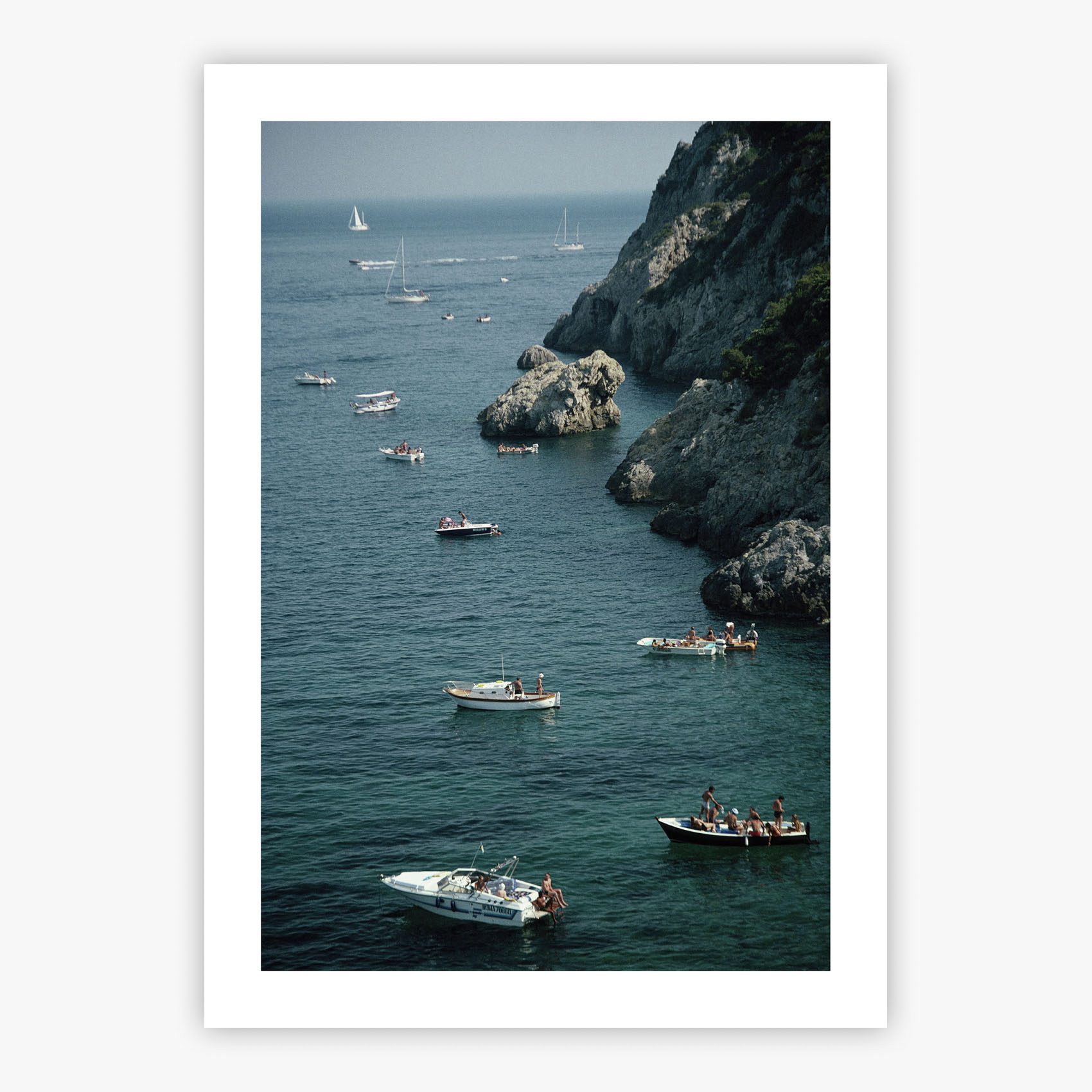 Porto Ercole Boats - Slim Aarons Print