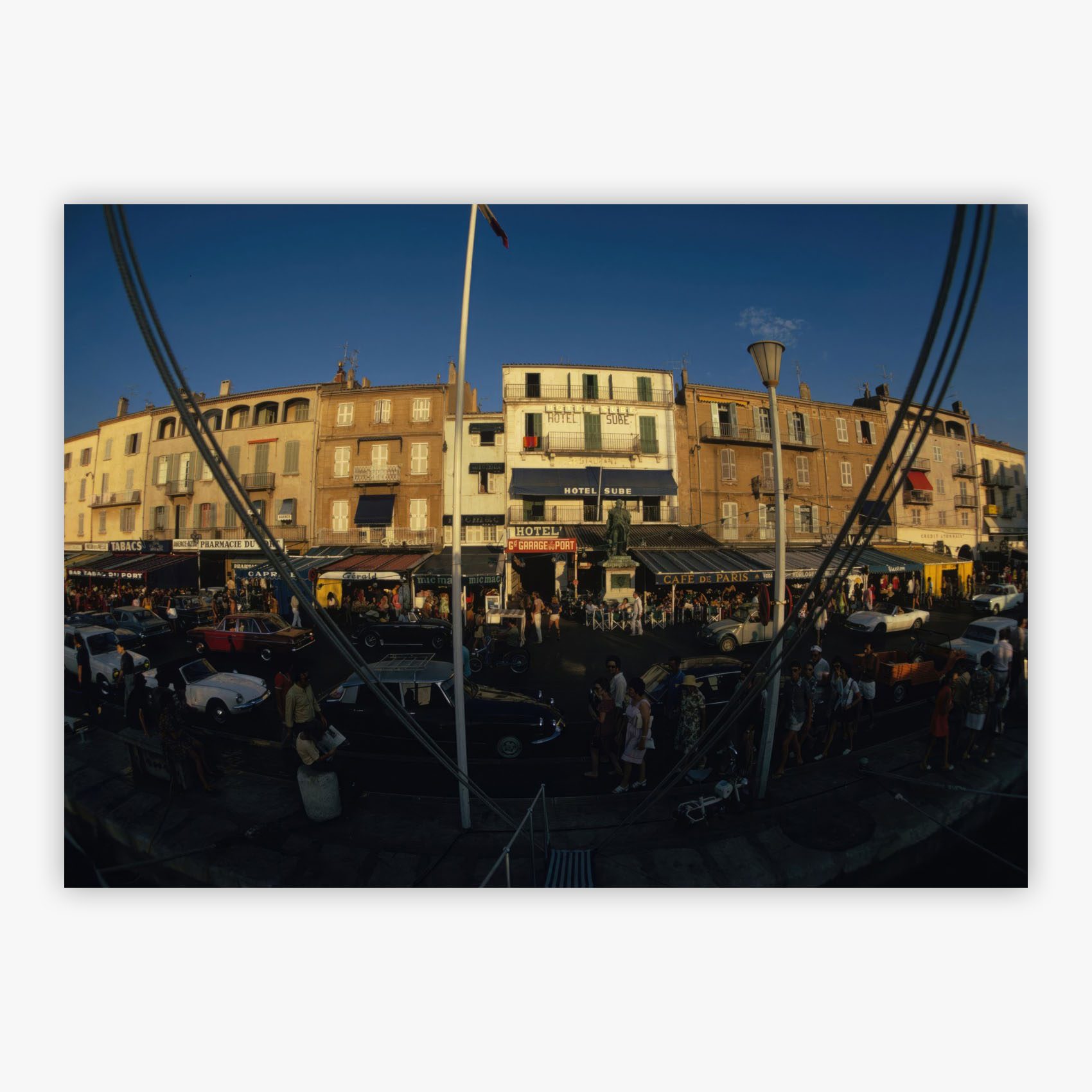 Saint-Tropez Seafront - Slim Aarons Print