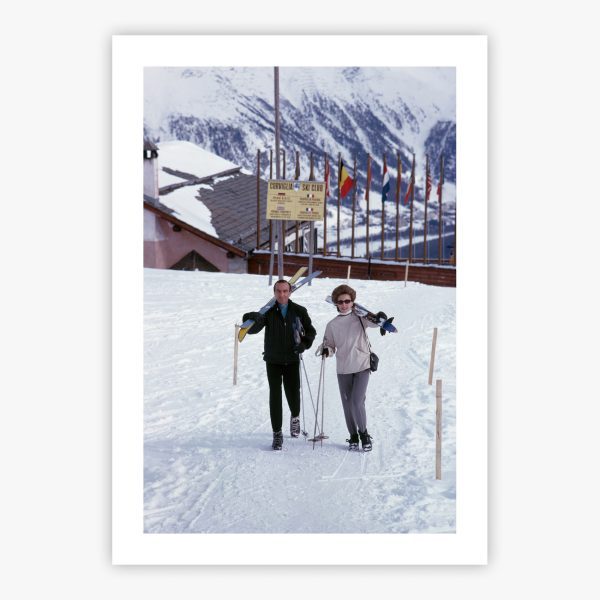 Skiers At St. Moritz