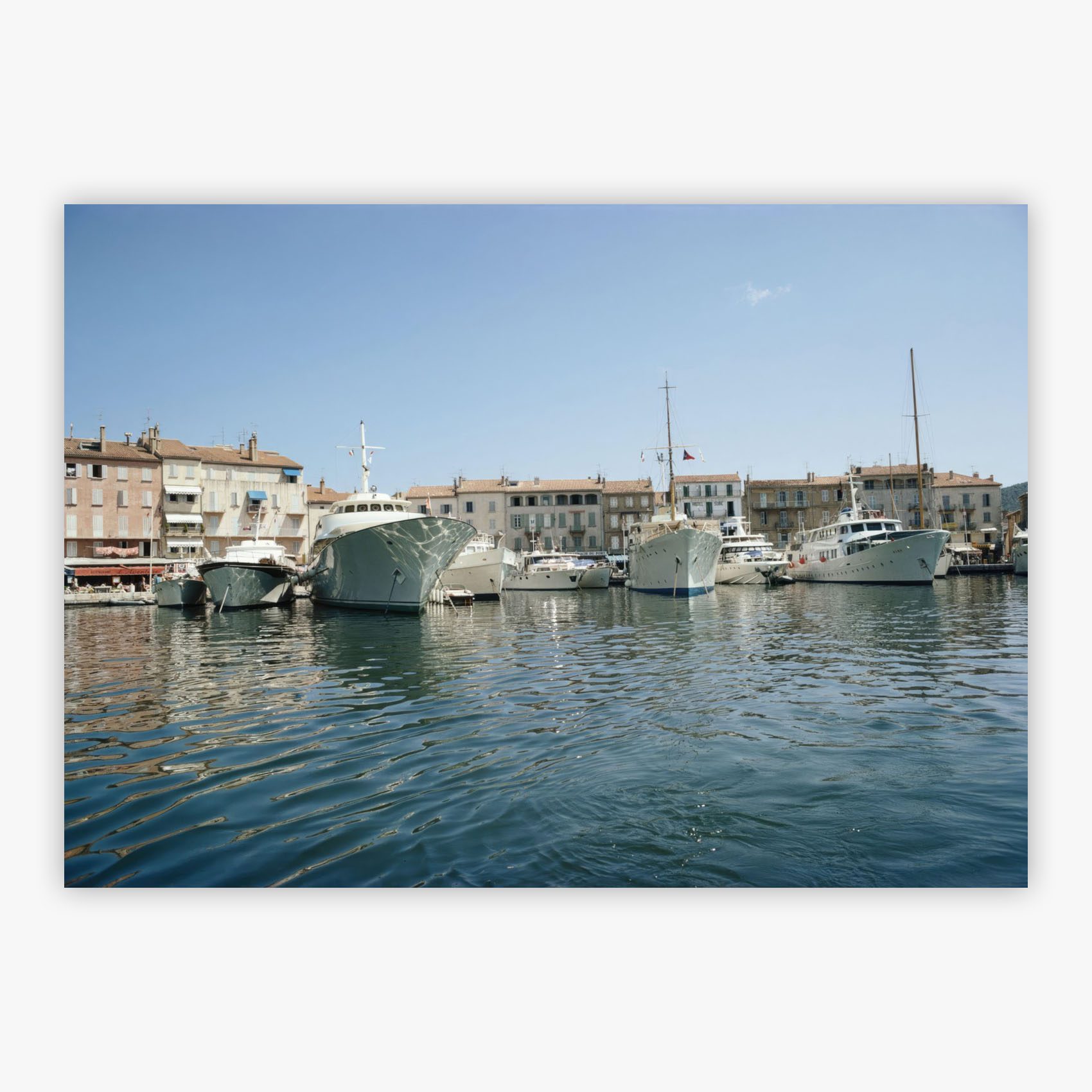 St Tropez Harbour - Slim Aarons Print