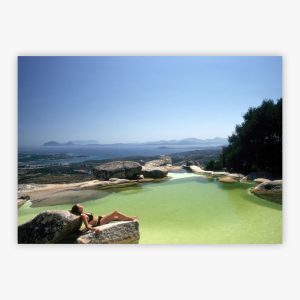 Sunbather On Rock