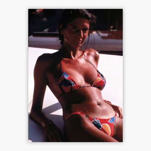 Sunbather On Yacht